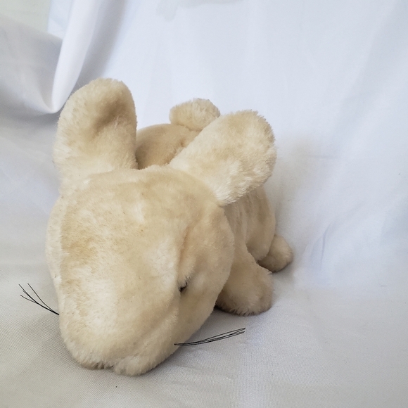 Eden Vintage Bunny Rabbit Plush Stuffed Animal Cream Tan 10 Inch - Picture 2 of 13
